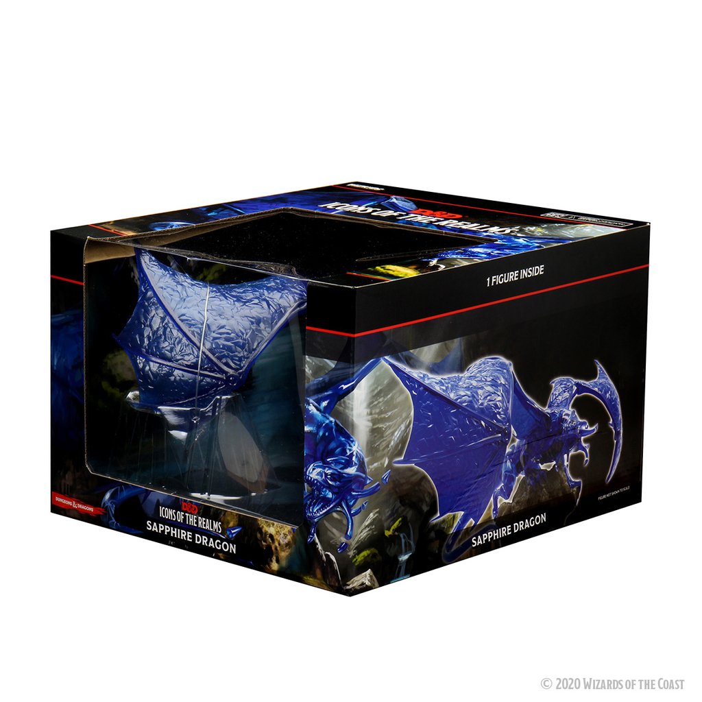 Sapphire Dragon - Large Premium Figures - Icons of the Realms